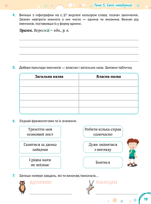 НУШ 3 клас. Українська мова та читання. Зошит для діагностувальних робіт. Остапенко Г. 4821000491966