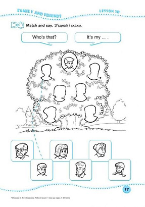 Англійська мова, 1 кл., Робочий зошит (до підруч. Мітчелл) / Косован О. / ПІП