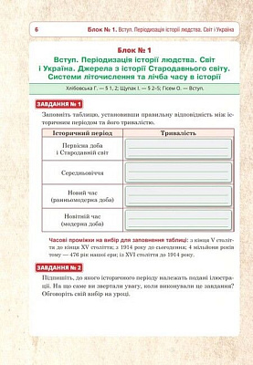 Всесвітня історія та Історія України, 6 кл. НУШ, Універсальний робочий зошит / Умєров Р.В. / БОГДАН