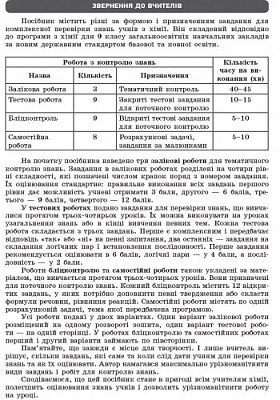 Хімія. 9 клас. Зошит для контролю навчальних досягнень учнів. Григорович О.В. 9786170935632