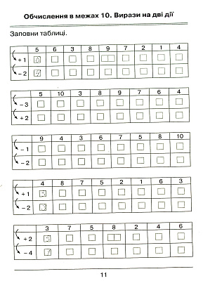 Листопад Н.П. ISBN 978-966-991-013-4/Математика. Я вчуся обчислювати (Збірник вправ і завдань)