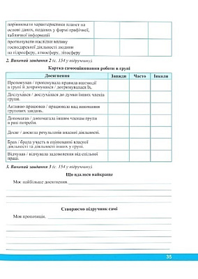 Пізнаємо природу, 6 кл. НУШ, Робочий зошит (до підруч. Коршевнюк) / Жаркова І. / ПІП