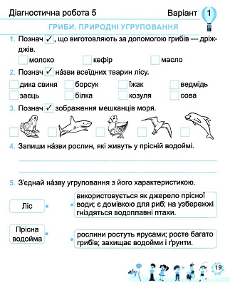 НУШ 3 клас. Я досліджую світ. Діагностичні роботи до підручника Бібік Н.М. + Індекси результатів навчання учнів. Лабащук О. 9789660737778